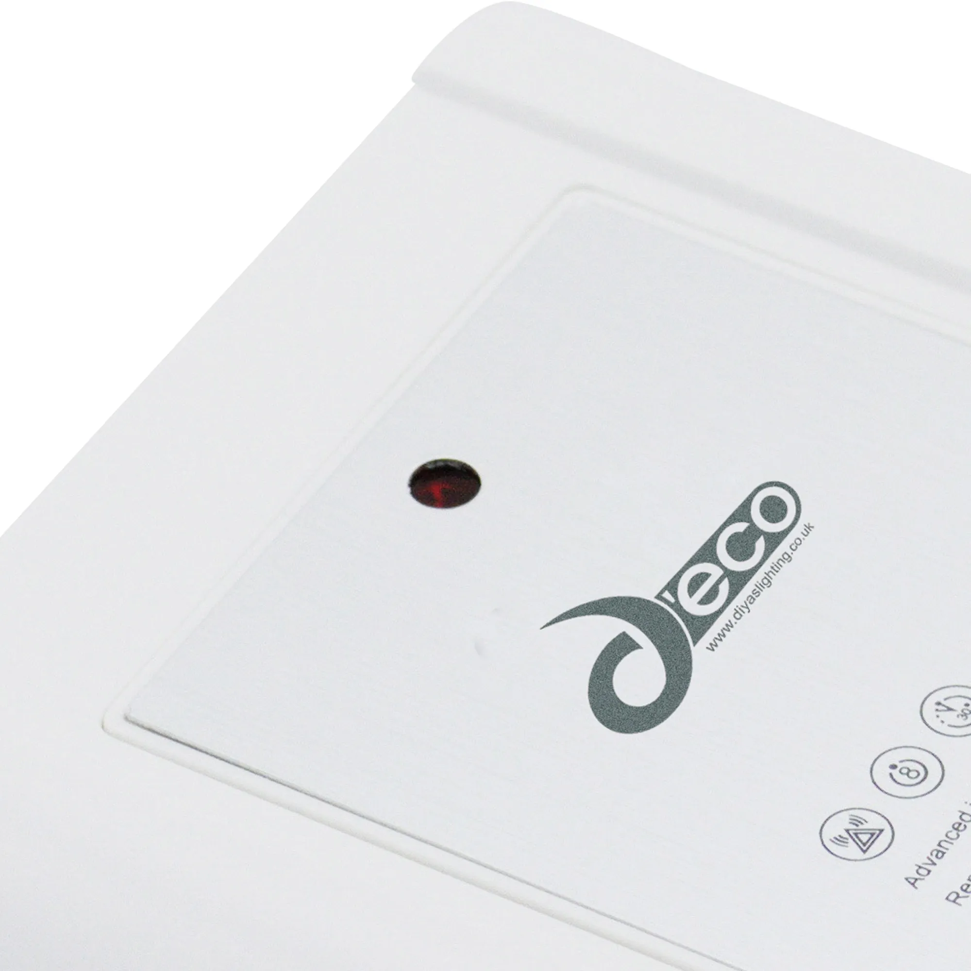 Espial Square Recessed 4 Channel Infrared Receiver White D0154  Deco Espial